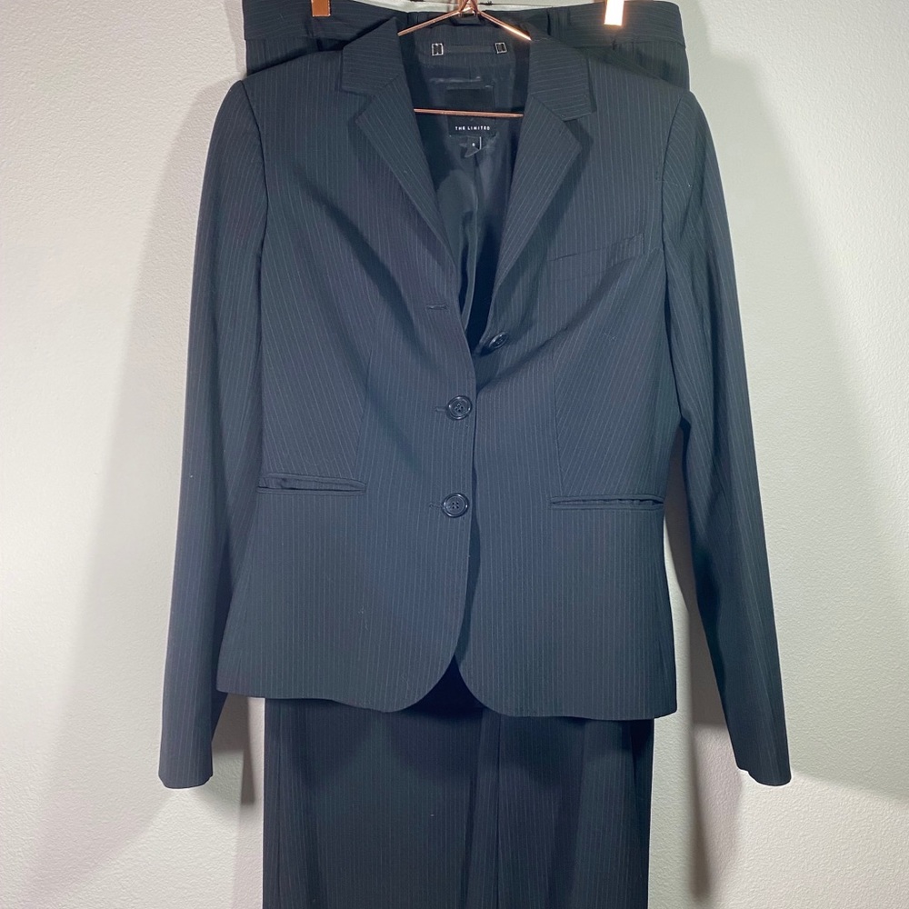 The Limited Black PinStripe Pant Suit